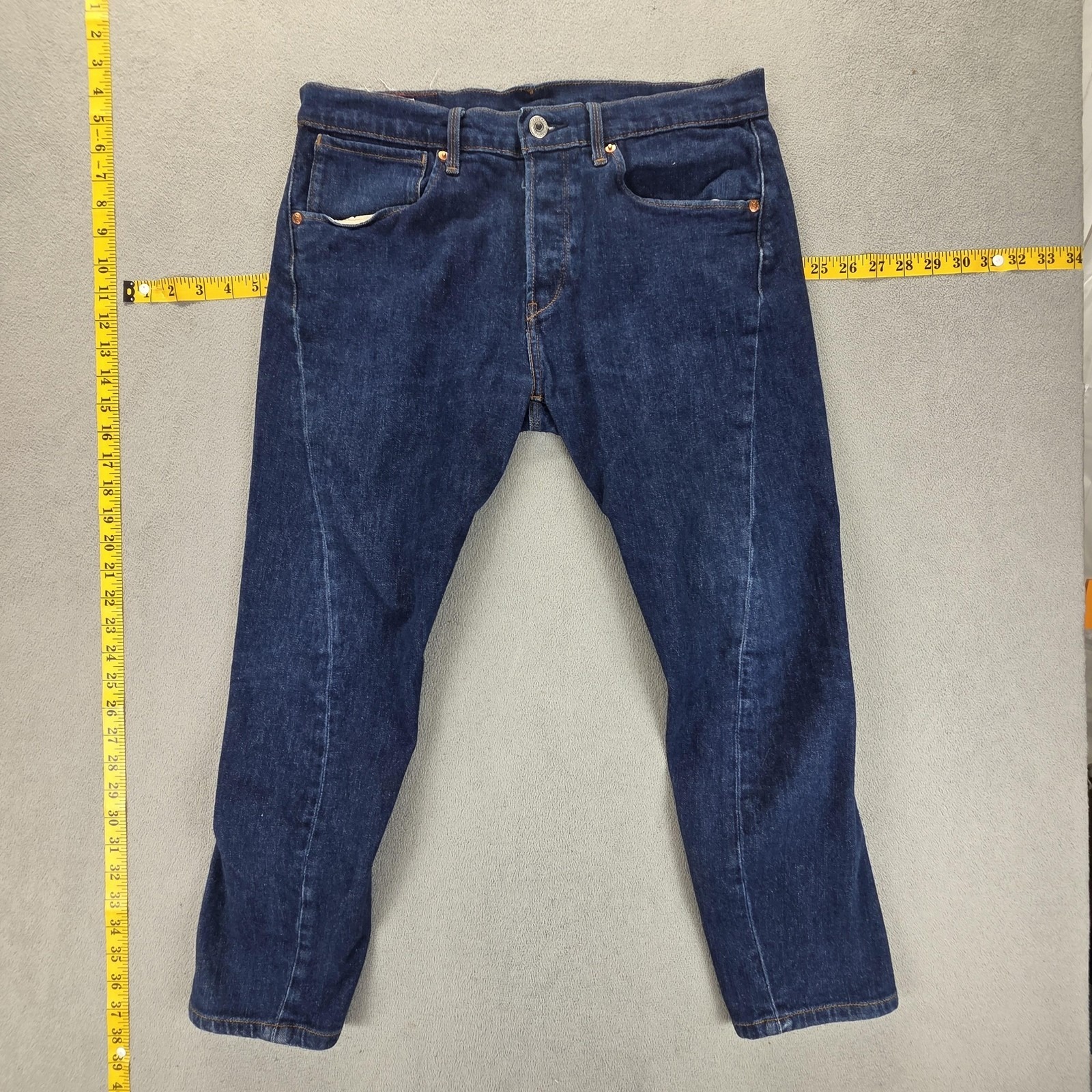 Levis Engineered Jeans Mens Blue Twisted Red Patch Fits 30x24